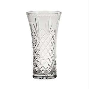 Slickblue Classic and Modern Cut Crystal Flared Vase Collection - Clear in 3 Different Size Option - 1 of 2