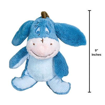 Disney Baby Blue Eeyore Plush Toy with Sound, 9 Inches