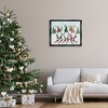 Stupell Industries Gnome Trio Skiing Black Floater Framed Canvas Wall Art - 2 of 4