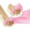 Unique Bargains Party Favor Wooden Handle Lace Ribbon Sticks Fairy Wands 25 Pcs - 4 of 4