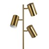 VYNXARIA 63"H Harmony Brassed Gold Floor Lamp with Rotary Switch Triple Spots Metal Block Base - 2 of 4