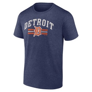 MLB Detroit Tigers Men's Bi-Blend Short Sleeve T-Shirt - 1 of 3