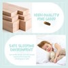 TIRAMISUBEST Twin/Full/Queen Size Bed Floor Bed with Safety Guardrails and Door for Kids, Pine Floor Platform Bed Montessori Bed Toddler Bed - 4 of 4