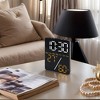 REGALWOVEN Digital Dimmable USB Charger Corded Electric Alarm Clock 3.5"Lx 1.0"Wx 4.7"H 1 Pc - 2 of 4