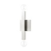 Livex Lighting Solna 2 - Light Wall Light in  Brushed Nickel - 3 of 4