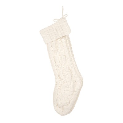 FIONECA Knitted Christmas Stocking