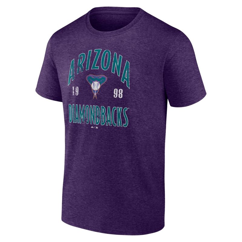 MLB Arizona Diamondbacks Men's Bi-Blend T-Shirt, 2 of 4