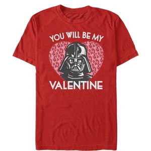 Men's Star Wars Valentine Darth Vader Invitation T-Shirt - 1 of 4