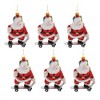 Glass Skateboarding Santa Oranment (Set of 6) - 3 of 3