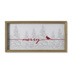 Gerson - Holiday Cardinal - Wall Sign - White - Case of 8 - 1 of 1