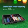 GSE Casino Poker Table Dealer Poker Chips Tray for Blackjack and Poker Games - 3 of 4