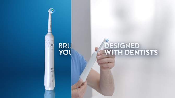 Oral-B Pro Crossaction 1000 Rechargeable Electric Toothbrush, 2 of 15, play video