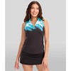 Tipsy Elves Women's Women's Midnight Rip N' Sip Golf Polo Polo: Size Small - 2 of 4