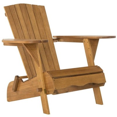 Natural Eucalyptus Adirondack Arm Chairs Set of 2