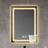GlasFlength Decorative Wall Mirrors Rectangular Accent Mirror Wall Mirror Decorative Mirror Bathroom Mirror for Room, Silver, 27.56"*19.69"*2" - 3 of 4