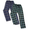 Collections Etc Comfy Flannel Pajama Pants - Set of 2 - 4 of 4