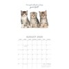 2026 Square Wall Calendar, Cute Kittens, 16-Month Animals Theme with 180 Reminder Stickers (12x12 In) - 3 of 4