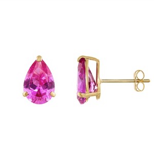 Designs By Gioelli 10K Gold Gemstone Stud Earrings - 1 of 2