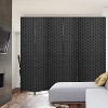 BestMassage Room Divider Wood Screen 4/6 Panels Room Portable Privacy Screen Divider - 2 of 4
