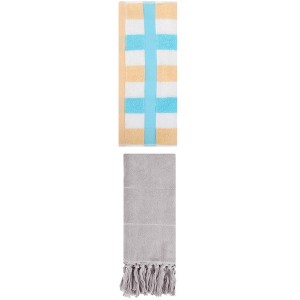 REGALWOVEN 2 Packs Cotton Absorbent Soft Decorative Bathroom Hand Towel for Kitchen - 1 of 4