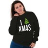 I Love Xmas Heart Christmas Tree Sweatshirt for Men or Women Brisco Brands - 3 of 4