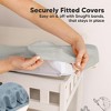 LISM 2-Pack 100% Cotton Changing Pad Covers Diaper Changing Pad Sheets - 2 of 4