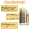 GLO24K Exfoliating & Foaming Facial Cleanser with 24k Gold, Witch Hazel & Aloe Vera -MADE IN THE USA - 3 of 4