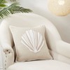 Saro Lifestyle Sandy Shore Seashell Poly Filled Throw Pillow - 3 of 3