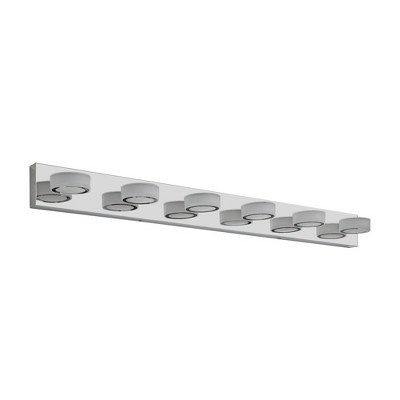 Bella Depot  Modern Chrome 6-Light LED Vanity Light Fixture