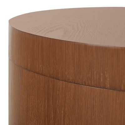 Rafaela Round Coffee Table - Natural Brown - Safavieh
