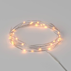 30ct LED Battery Operated Dewdrop Fairy String Lights - Wondershop™ - 1 of 4