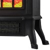 Comfort Glow® ES4195 The Sanford™ 1,500-Watt-Max Freestanding Electric Stove with Real Flame Look in Black - 2 of 4