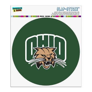 Ohio University Primary Logo Automotive Car Window Locker Circle Bumper Sticker - 1 of 4