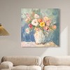 Art Remedy Vase of Spring Flowers Chic Farmhouse Wall Art Unframed - 2 of 4