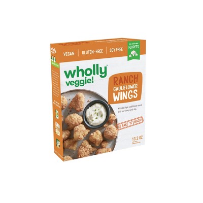 Wholly Veggie! Gluten Free and Vegan Frozen Ranch Cauliflower Wings - 13.2oz