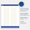 Avery Labels, 1" x 2-5/8", Matte White, Gold Border w/ Gold Dots, 160ct - 3 of 4