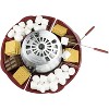 Brentwood Appliances TS603 Indoor Stainless Steel Electric Flameless S’mores Maker with 4 Roasting Forks and 4 Stackable Red Trays - image 4 of 4