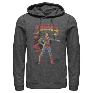 Men's Superman Patriotic Adventures Pull Over Hoodie - 1 of 3