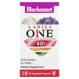 Bluebonnet Nutrition Ladies' ONE® 40+, Whole Food-Based Multiple, 60 Vegetable Capsules - 1 of 4