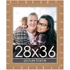 PosterPalooza | 28x36 Modern Bamboo Picture Frame, UV Acrylic, 5 Finishes - 2 of 4