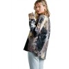 Women's Tie Dye Twisted Collar Sweater - umgee - 2 of 3