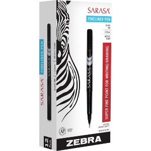 Zebra Pen Sarasa Black Fineliner Pens - 1 of 2