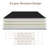 Japanese Floor Futon Mattress - Thick Tatami Sleeping Pad for Twin/Full/Queen, Portable Lounger Bed - 4 of 4