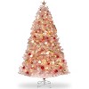 Garvee 6/7.5ft Black Pencil Artificial Christmas Tree, Slim Halloween and Holiday Decoration with Sturdy Metal Stand, Realistic Branch Tips - 2 of 4