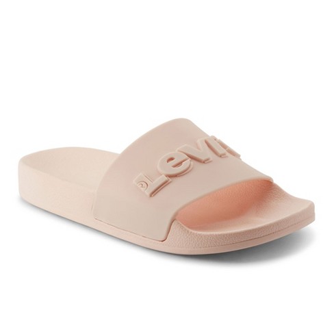 Levi s Womens 3d Slide Slip On Sandal Shoe Blush Size 10 Target