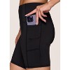 RBX Active Women's 7" Bike Shorts, Mid Length Squat Proof Moisture Wicking Biker Shorts with Pockets - 2 of 4
