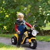 Aosom 6V Kids Motorcycle Dirt Bike Electric Battery-Powered Ride-On Toy Off-road Street Bike Rechargeable with Horn Headlights Realistic Sounds 1.24mph Speed for Girls Boy 18 - 36 Months Red - 3 of 4