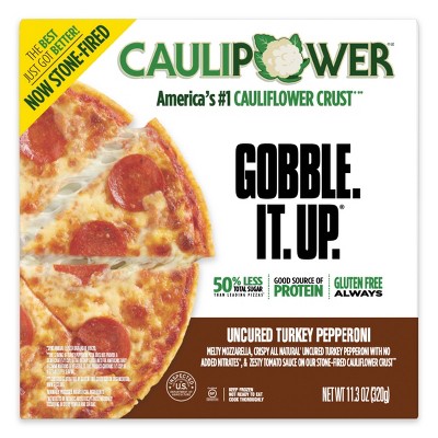 CAULIPOWER Uncured Turkey Pepperoni Cauliflower Crust Frozen Pizza - 11.3oz