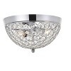 Elegant Lighting Taye 2 light Chrome Flush Mount - 4 of 4