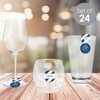 Big Dot of Happiness Royal Prince Charming - Baby Shower or Birthday Party Paper Beverage Markers for Glasses - Drink Tags - Set of 24 - 2 of 4